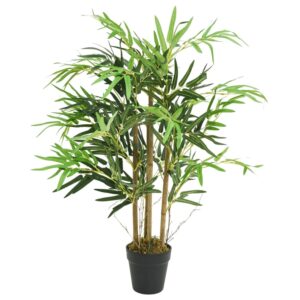 furnicato Bambusbaum Künstlich 500 Blätter 80 cm Grün