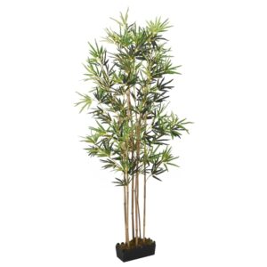 furnicato Bambusbaum Künstlich 828 Blätter 150 cm Grün