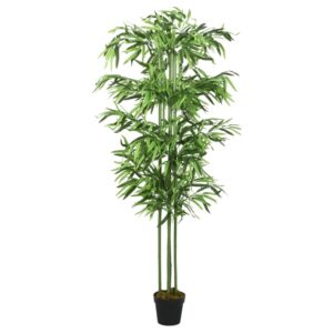 furnicato Bambusbaum Künstlich 864 Blätter 180 cm Grün