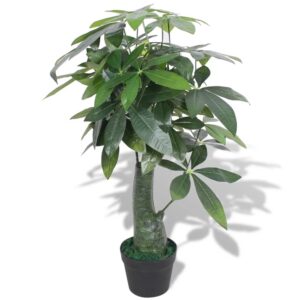 furnicato Künstliche Glückskastanie mit Topf 85 cm Grün