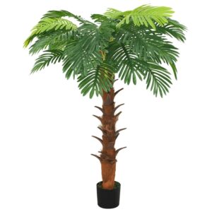 furnicato Künstliche Palme Cycas mit Topf 160 cm Grün