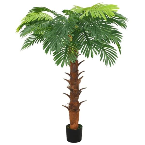 furnicato Künstliche Palme Cycas mit Topf 160 cm Grün
