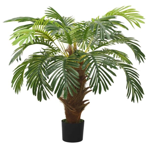 furnicato Künstliche Palme Cycas mit Topf 90 cm Grün