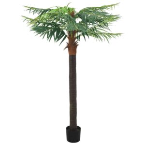 furnicato Künstliche Palme Phönix mit Topf 215 cm Grün