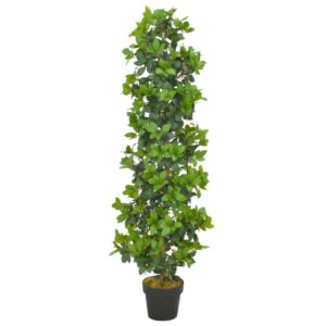 furnicato Künstliche Pflanze Lorbeerbaum mit Topf Grün 150 cm