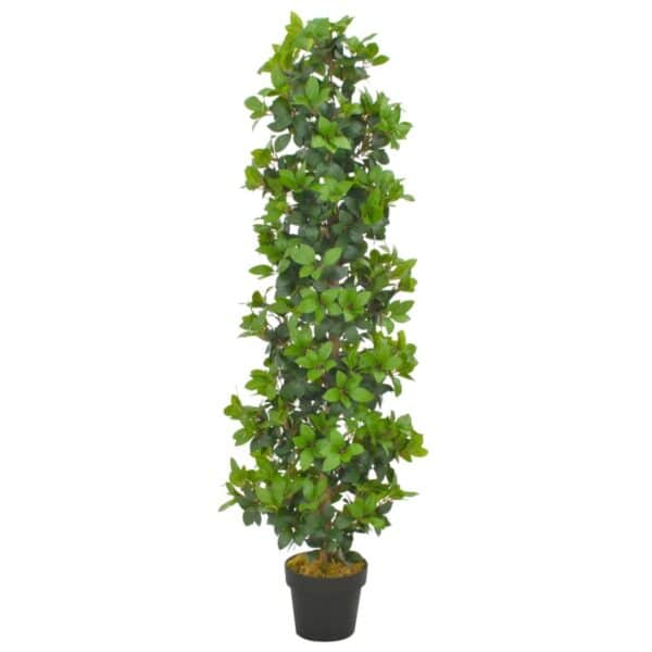 furnicato Künstliche Pflanze Lorbeerbaum mit Topf Grün 150 cm