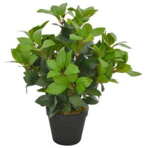 furnicato Künstliche Pflanze Lorbeerbaum mit Topf Grün 40 cm