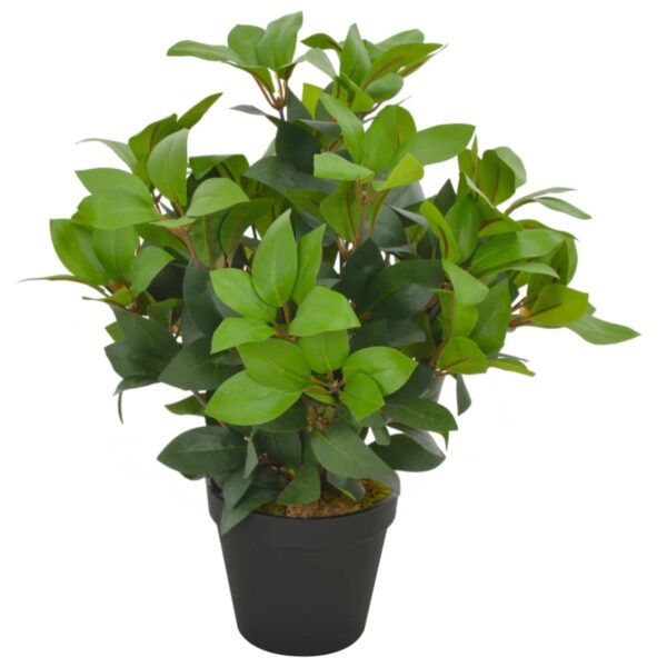 furnicato Künstliche Pflanze Lorbeerbaum mit Topf Grün 40 cm