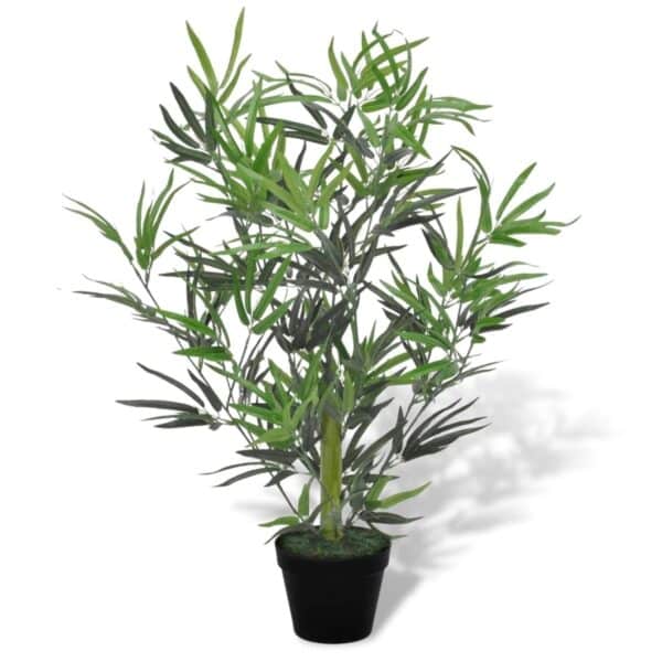 furnicato Künstlicher Bambusbaum mit Topf 80 cm