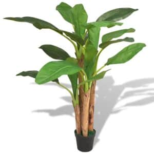 furnicato Künstlicher Bananenbaum mit Topf 175 cm Grün