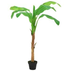 furnicato Künstlicher Bananenbaum mit Topf 180 cm Grün