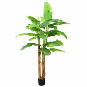 furnicato Künstlicher Bananenbaum mit Topf 300 cm Grün