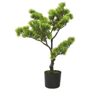 furnicato Künstlicher Bonsai Pinus mit Topf 60 cm Grün