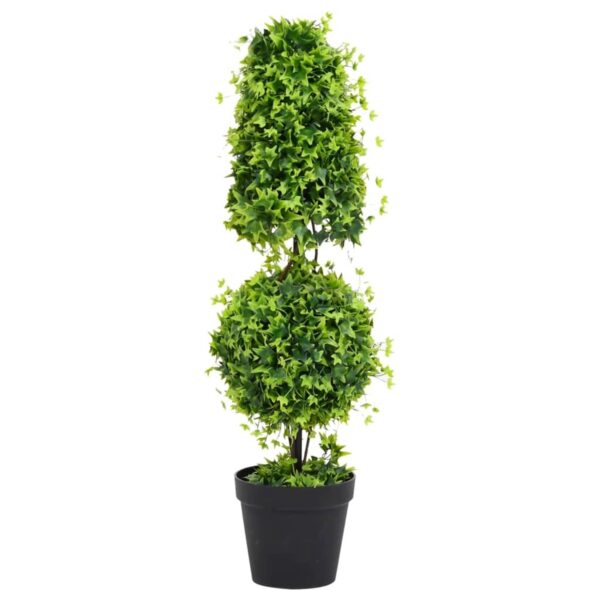 furnicato Künstlicher Buchsbaum mit Topf Grün 100 cm