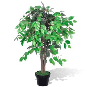 furnicato Künstlicher Ficus mit Topf 90 cm