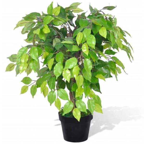 furnicato Künstlicher Zwerg-Ficus mit Topf 60 cm