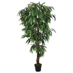 furnicato Mangobaum Künstlich 300 Blätter 80 cm Grün