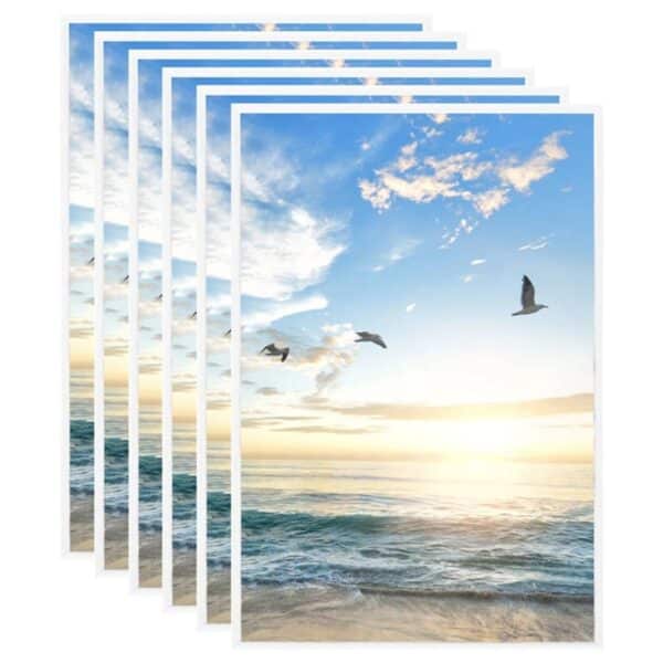 vidaXL Bilderrahmen Collage 5 Stk für Tisch Weiß 21x29
