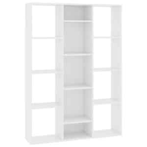 vidaXL Raumteiler/Bücherregal Weiß 100x24x140 cm Holzwerkstoff