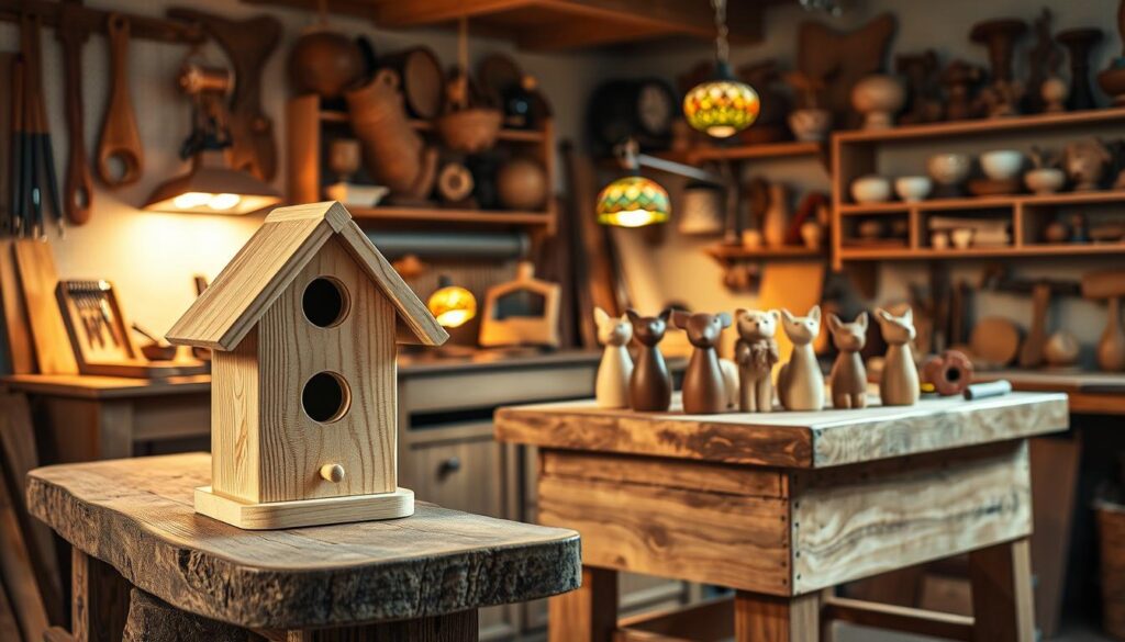 was kann man aus holz bauen deko