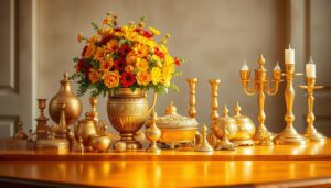 welche farbe passt zu gold deko