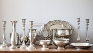 welche farbe passt zu silber deko